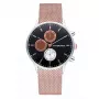 RADIANT New Man pánske analógové quartz hodinky RA601704 41mm čierny ciferník nerezový mesh remienok