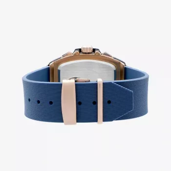 RADIANT RA655204 pánske analógové quartzové hodinky 42 mm nerez čierny ciferník kožený remienok