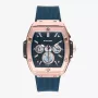 RADIANT RA655204 pánske analógové quartzové hodinky 42mm nerezová oceľ čierny ciferník kožený remienok