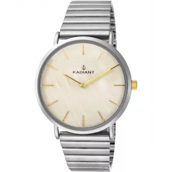 RADIANT dámske hodinky RA475203 38mm ružové zlato Milanese mesh náramok biely ciferník