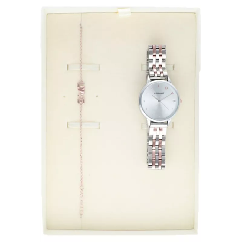 RADIANT dámske hodinky RA609203PT 33mm strieborná ružové zlato