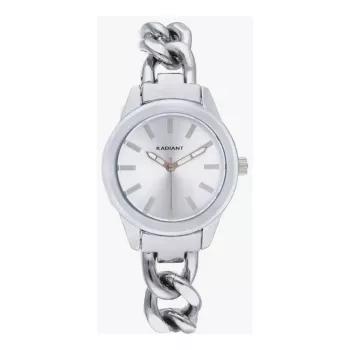 RADIANT dámske hodinky RA657201 32mm nehrdzavejúca oceľ quartz analógové biely ciferník strieborný náramok