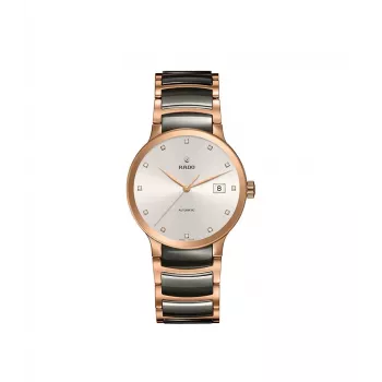 RADO R30183762 dámske hodinky 28mm nerezová oceľ a keramika hnedý ciferník