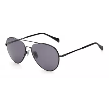 RAG&BONE MAN slnečné okuliare RNB1036GS8075 čierna sivá obdĺžnikové 58 mm