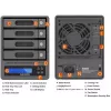 RAIDON GR5640-SBA31 4-Bay SATA HDD/SSD puzdro USB 3.1 Gen 2 eSATA hardvérové RAID