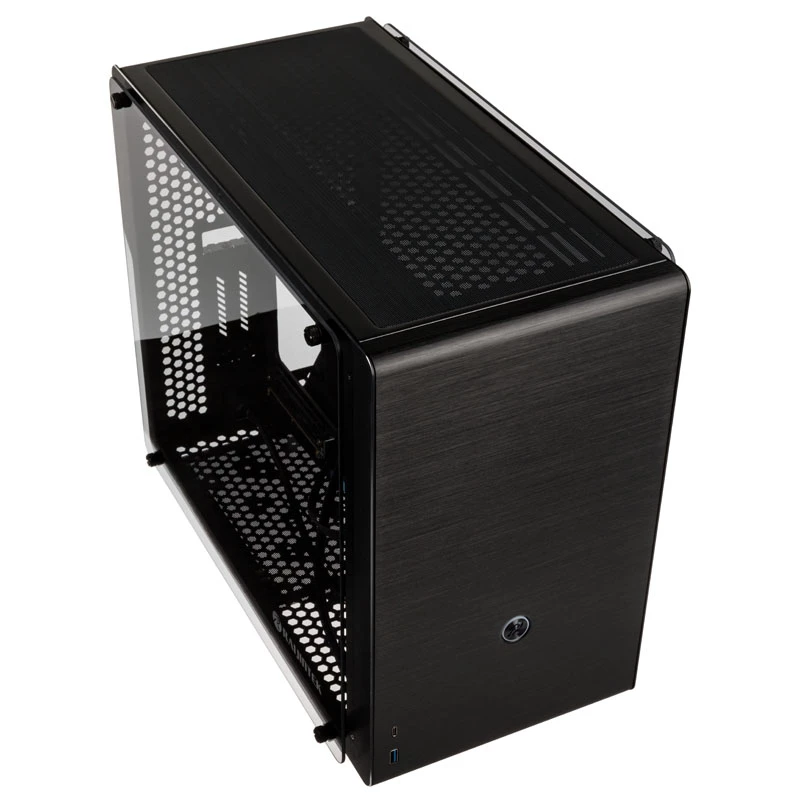 Raijintek Ophion M Evo TGS Micro-ATX skriňa, temperované sklo - čierna