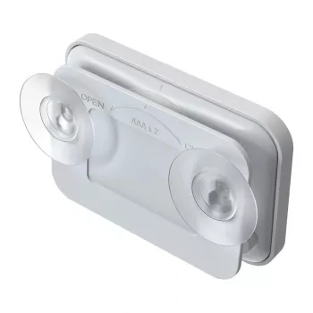 RAINPOINT BALDRTHERM B0549STH kúpeľňový časovač s monitorom teploty a vlhkosti, IP24 ochrana proti striekajúcej vode, odpočítavanie/počítanie, LCD podsvietenie, prísavka/stojan/nástenná montáž