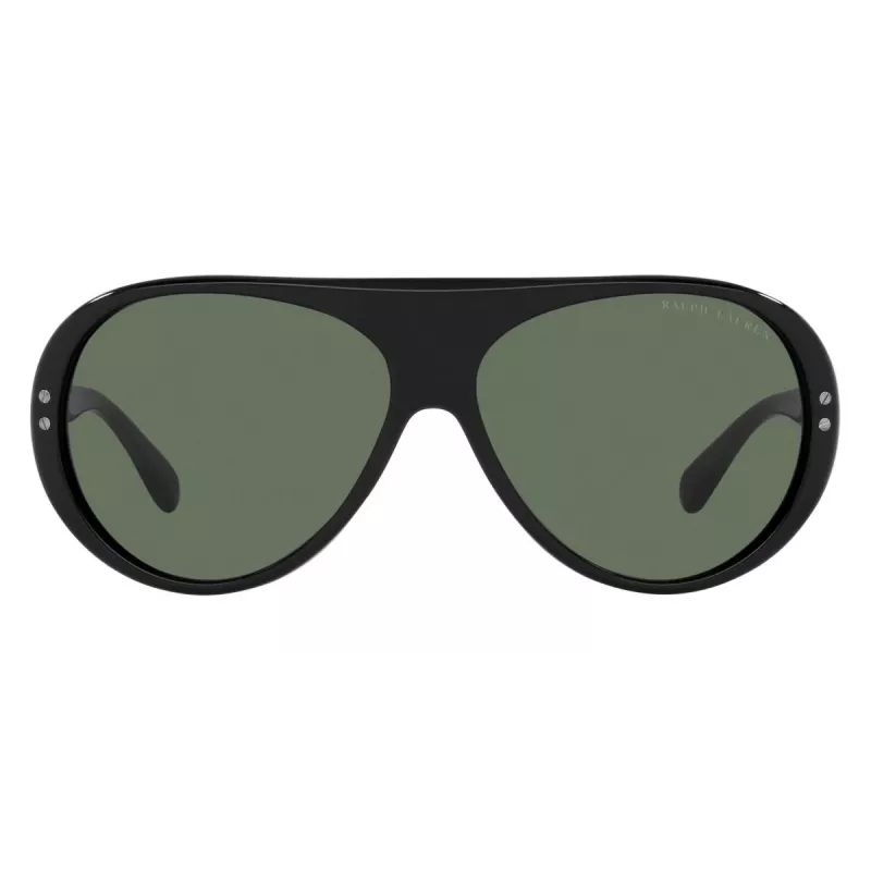 RALPH LAUREN RL8194-500171 slnečné okuliare pánske čierny acetát sivý polykarbonát 60/13/135 mm