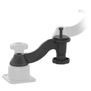 RAM Mounts RAM-109-1AU predlžovacie rameno s jednoduchým otočným kĺbom pre RAM Tele-Pole systémy, 10 palcov, čierne, nezabalené