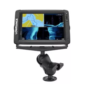 RAM MOUNTS RAM-D-111U-C krátke rameno s dvojitou objímkou a 3 x 11 základňou - čierne