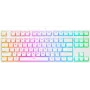 Rampage Ghost TKL mechanická klávesnica Huano Red Switch biela