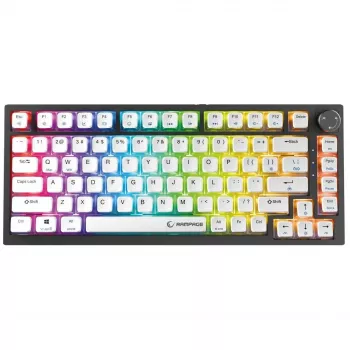 Rampage Zenith Pro 8000Hz káblová herná klávesnica, Hall-Effect, RGB, Gateron KS-20, čierna