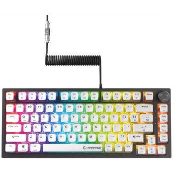 Rampage Zenith Pro 8000Hz káblová herná klávesnica, Hall-Effect, RGB, Gateron KS-20, čierna