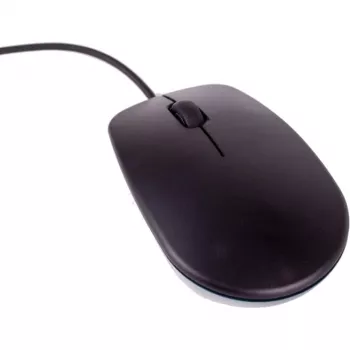 Raspberry Pi oficiálna myš (čierna/sivá) - obojručná káblová optická USB myš, 1000 DPI, 3 tlačidlá, koliesko, Plug & Play pre Raspberry Pi, PC, Mac