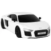 RASTAR 1:24 RC Audi R8 Pilot biele auto s diaľkovým ovládaním