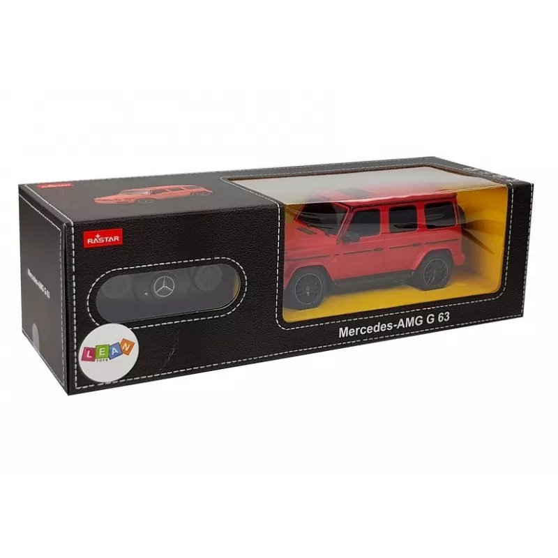 RASTAR Mercedes AMG G63 Auto na diaľkové ovládanie RC červené 1:24