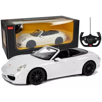 RASTAR Auto na diaľkové ovládanie Porsche 911 Carrera S biela 1:12