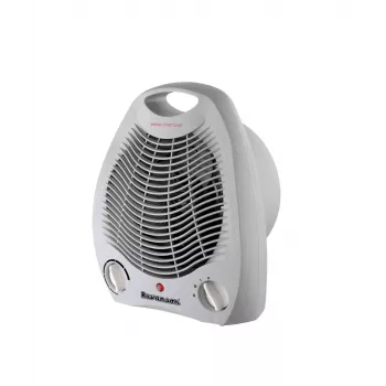 Ravanson FH-105 sivý 2000 W teplovzdušný ventilátor s nastaviteľným termostatom, 3 stupne ohrevu, ochrana proti prehriatiu, funkcia studeného vzduchu