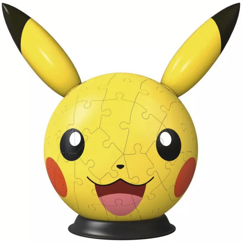 Ravensburger 3D Puzzleball Pokémon Pikachu s ušami - 54 dielov