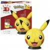 Ravensburger 3D Puzzleball Pokémon Pikachu s ušami - 54 dielov