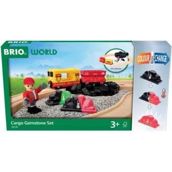 RAVENSBURGER BRIO World nákladný vlak so sadou svetiel meniacich farbu