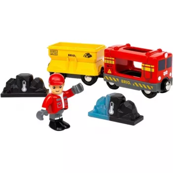 RAVENSBURGER BRIO World nákladný vlak s vagónom na zmenu farieb
