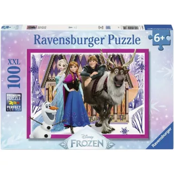 RAVENSBURGER detské puzzle Disney Frozen (100 dielikov)