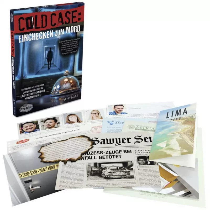 RAVENSBURGER Cold Case: Einchecken zum Mord Kooperatívna detektívna hra