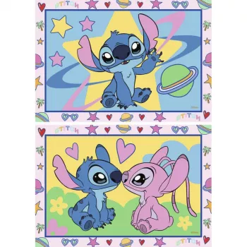 RAVENSBURGER CreArt Junior - Stitch & Angel maľovanie podľa čísel sada