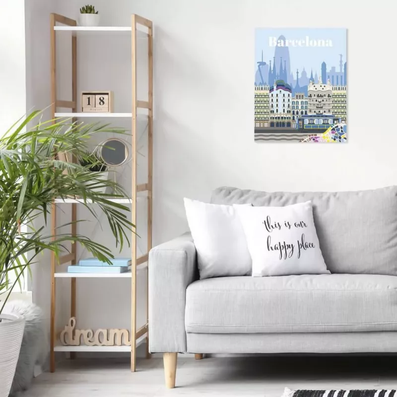 RAVENSBURGER CreArt maľovanie podľa čísel sada - Buntes Barcelona