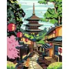 RAVENSBURGER CreArt maľovanie podľa čísel sada - Japonsko