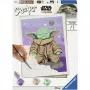 Ravensburger CreArt Star Wars - Meditujúci Grogu maľovanie podľa čísel sada