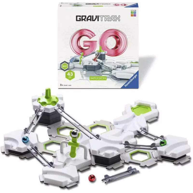 Ravensburger GraviTrax GO Impulsion guľôčková dráha rozširujúca sada (25 dielov)