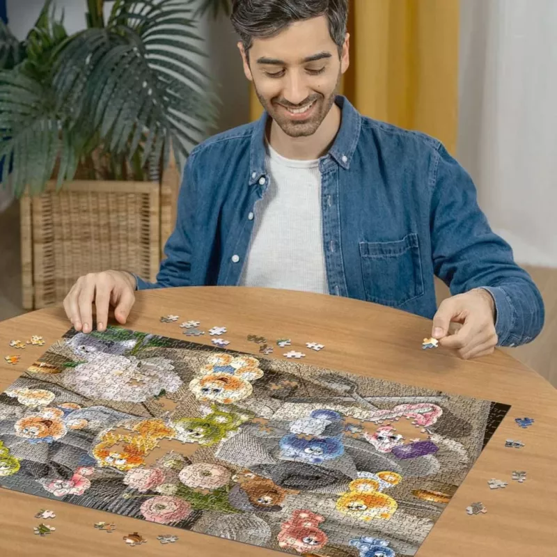 RAVENSBURGER Puzzle Gelini decken den Tisch (1000 dielikov)
