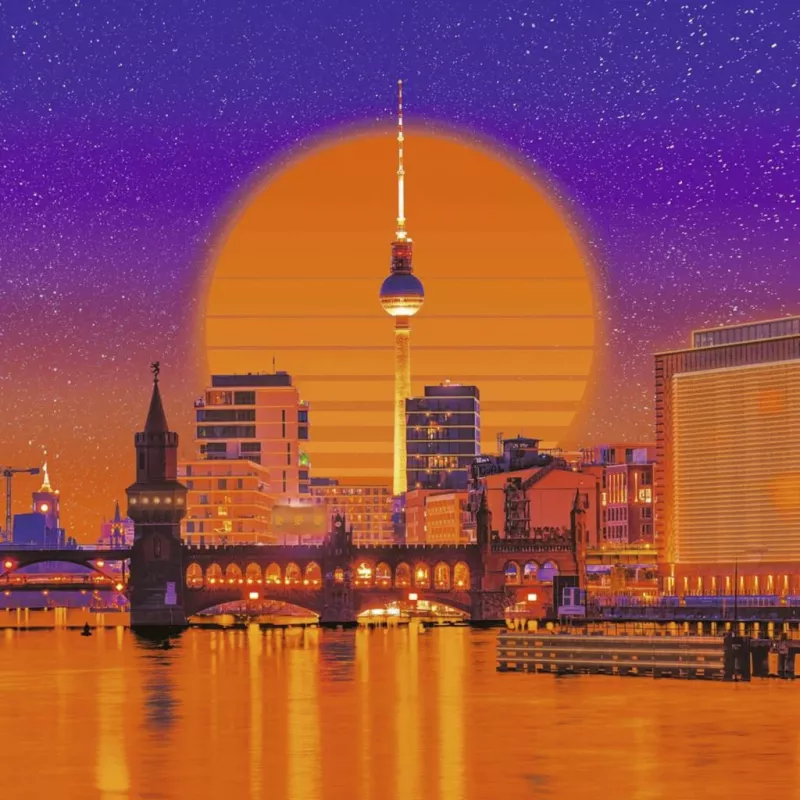 Ravensburger Puzzle Neon Collection Berlin (500 dielikov)