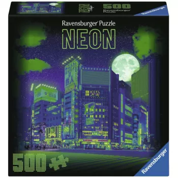 Ravensburger Puzzle Neon kolekcia Tokio (500 dielikov)