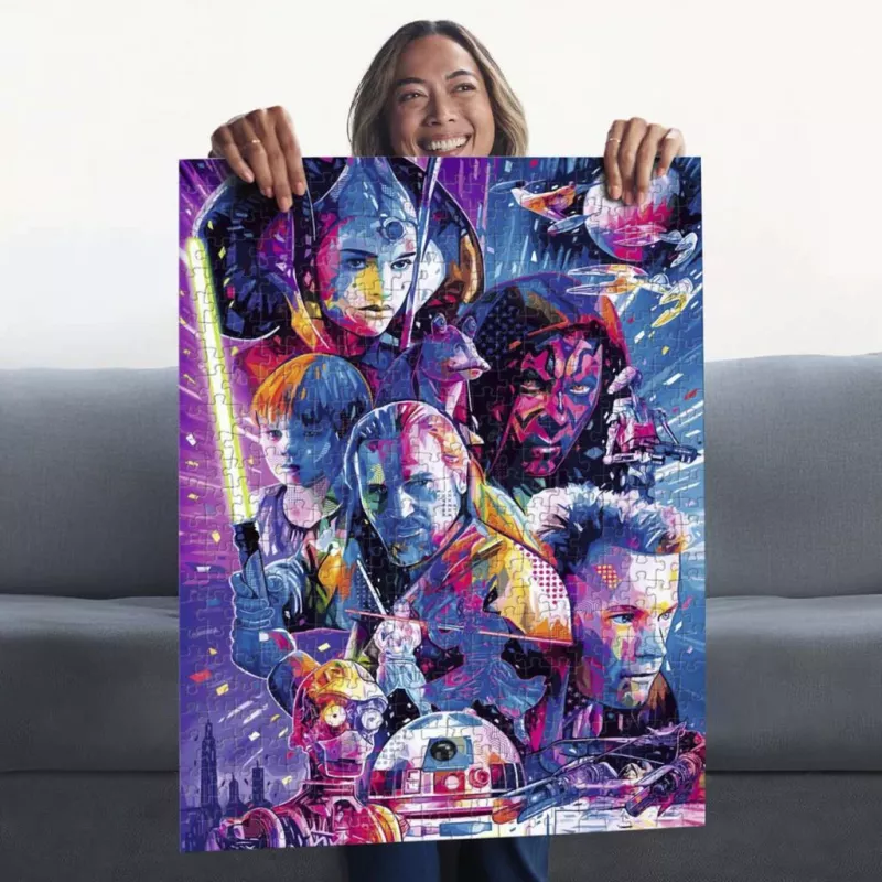 Ravensburger Puzzle Star Wars Hyperspace Collection: The Phantom Menace (500 dielikov, veľké dieliky)
