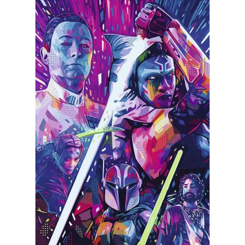 Ravensburger puzzle Star Wars The Hyperspace Collection: Ahsoka (500 dielikov, veľké dieliky)