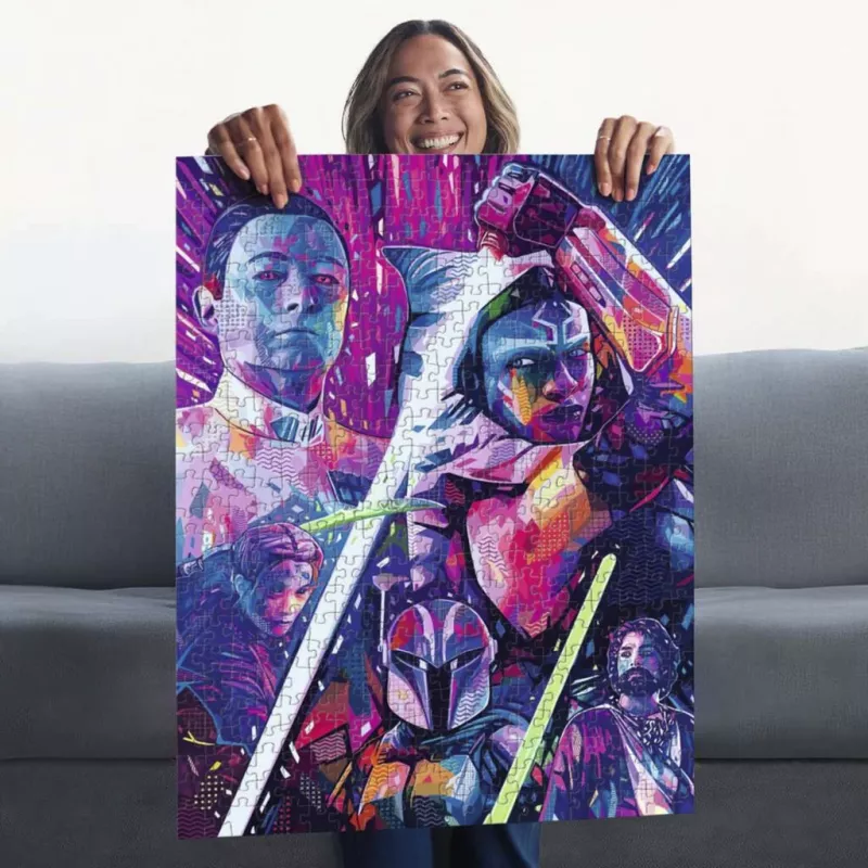 Ravensburger puzzle Star Wars The Hyperspace Collection: Ahsoka (500 dielikov, veľké dieliky)
