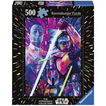 Ravensburger puzzle Star Wars The Hyperspace Collection: Ahsoka (500 dielikov, veľké dieliky)