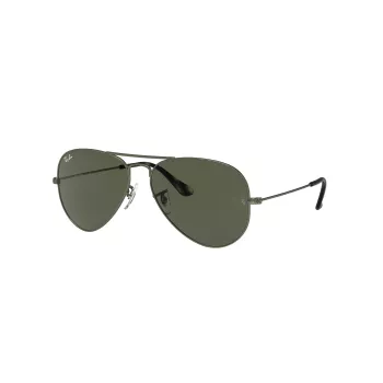 Ray-Ban Aviator Classic slnečné okuliare RB3025 55/14/135 mm zlatá/zelená