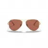 Ray-Ban Aviator Metal II slnečné okuliare RB3689 zlatá light blue gradient 58mm unisex