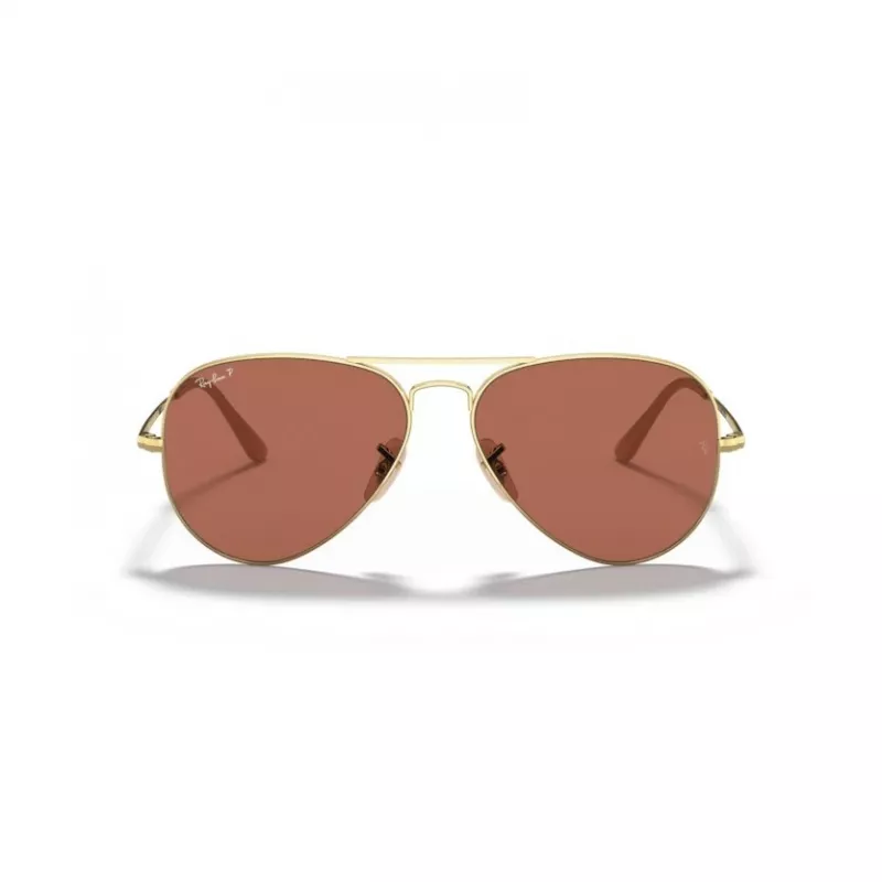 Ray-Ban Aviator Metal II slnečné okuliare RB3689 zlatá light blue gradient 58mm unisex
