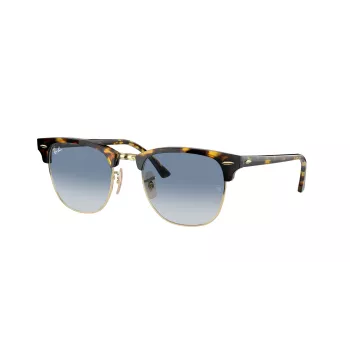 Ray-Ban Clubmaster RB3016 slnečné okuliare transparentné sivé modrý gradient 51mm