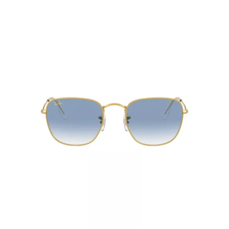 Ray-Ban Frank Metal slnečné okuliare RB385791963F5 zlatá light blue gradient 51mm