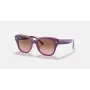 Ray-Ban Junior RB9186S711814 slnečné okuliare - hranatý rám, tmavomodré sklá, 46 mm