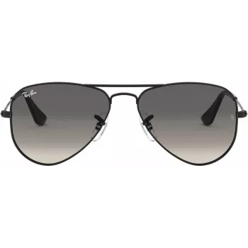 Ray-Ban Junior RJ9506S220115 slnečné okuliare, matná čierna, sivé gradientové šošovky, 50/13/120 mm