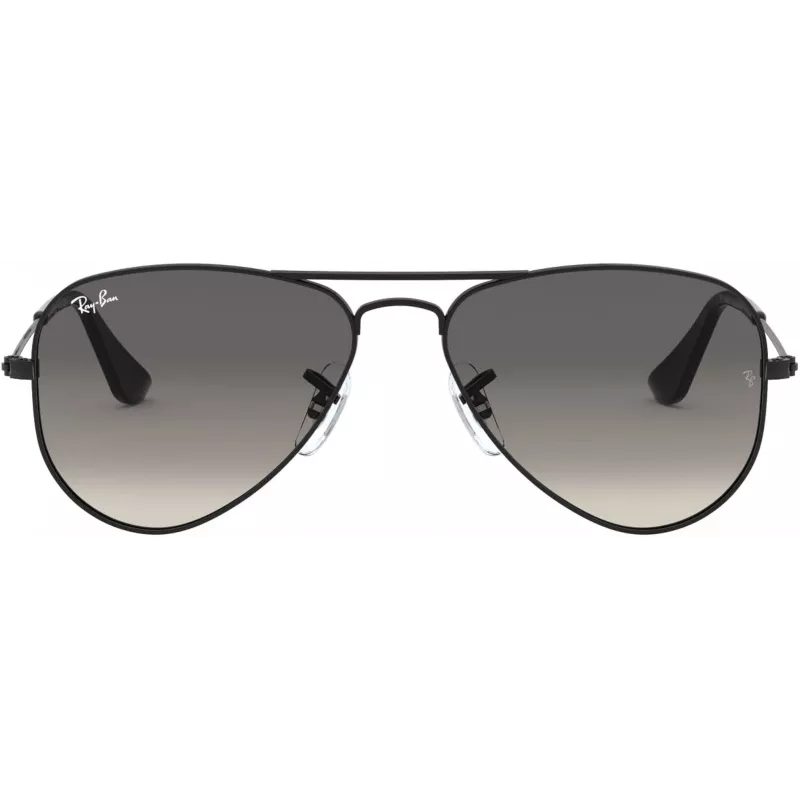 Ray-Ban Junior RJ9506S220115 slnečné okuliare, matná čierna, sivé gradientové šošovky, 50/13/120 mm