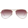 Ray-Ban Junior RJ9506S281755 slnečné okuliare Havana hnedá Classic B-15 50 mm