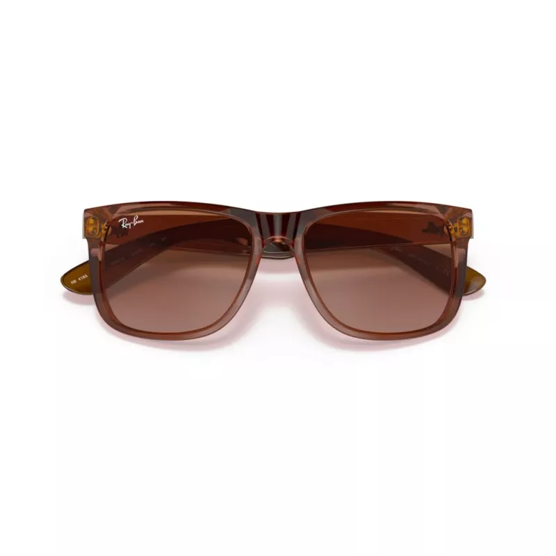 Ray-Ban Justin slnečné okuliare RB4165 659413 55-16-145 Rubber Havana hnedý gradient